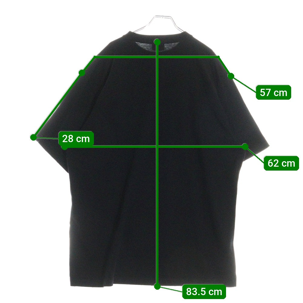 BALENCIAGA(バレンシアガ) デストロイ加工 ロゴプリント 半袖Tシャツ ブラック 651795 TNVL1