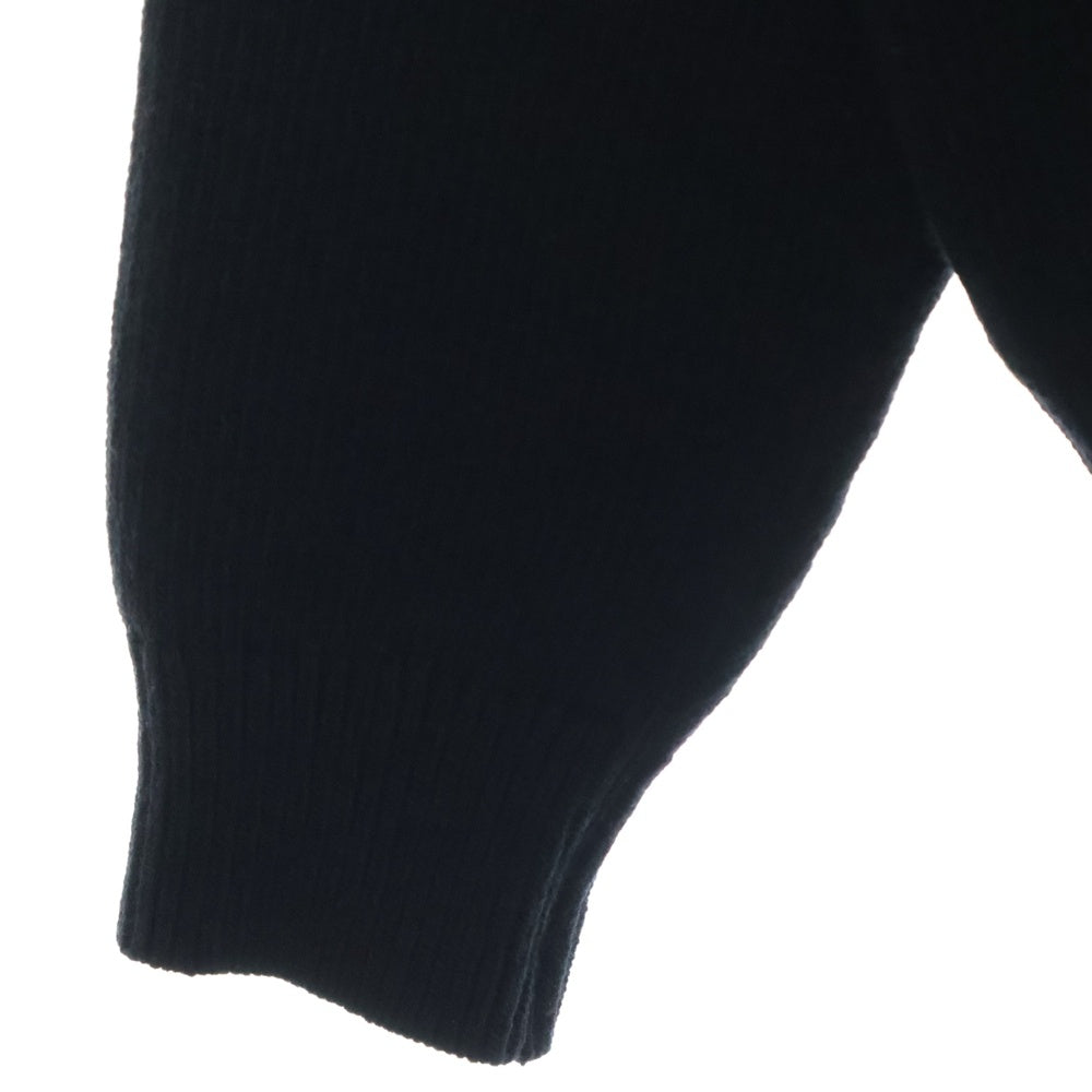 OFF-WHITE(オフホワイト) 24AW Shared Logo Knit ロゴジャガードデザイン クルーネック ニット ブラック OMHE198F24KNI001