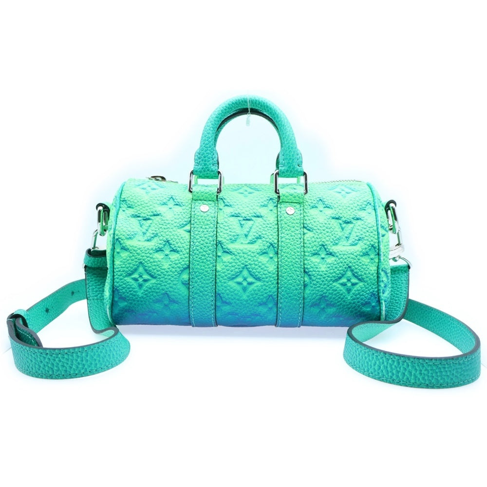 LOUIS VUITTON(ルイヴィトン) キーポルXS トリヨンイリュージョン 2WAY ショルダーバッグ ハンドバッグ グリーン M59691