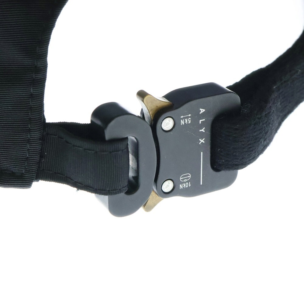 1017 ALYX 9SM(アリクス) バックルデザイン ナイロン 6パネル キャップ ブラック
