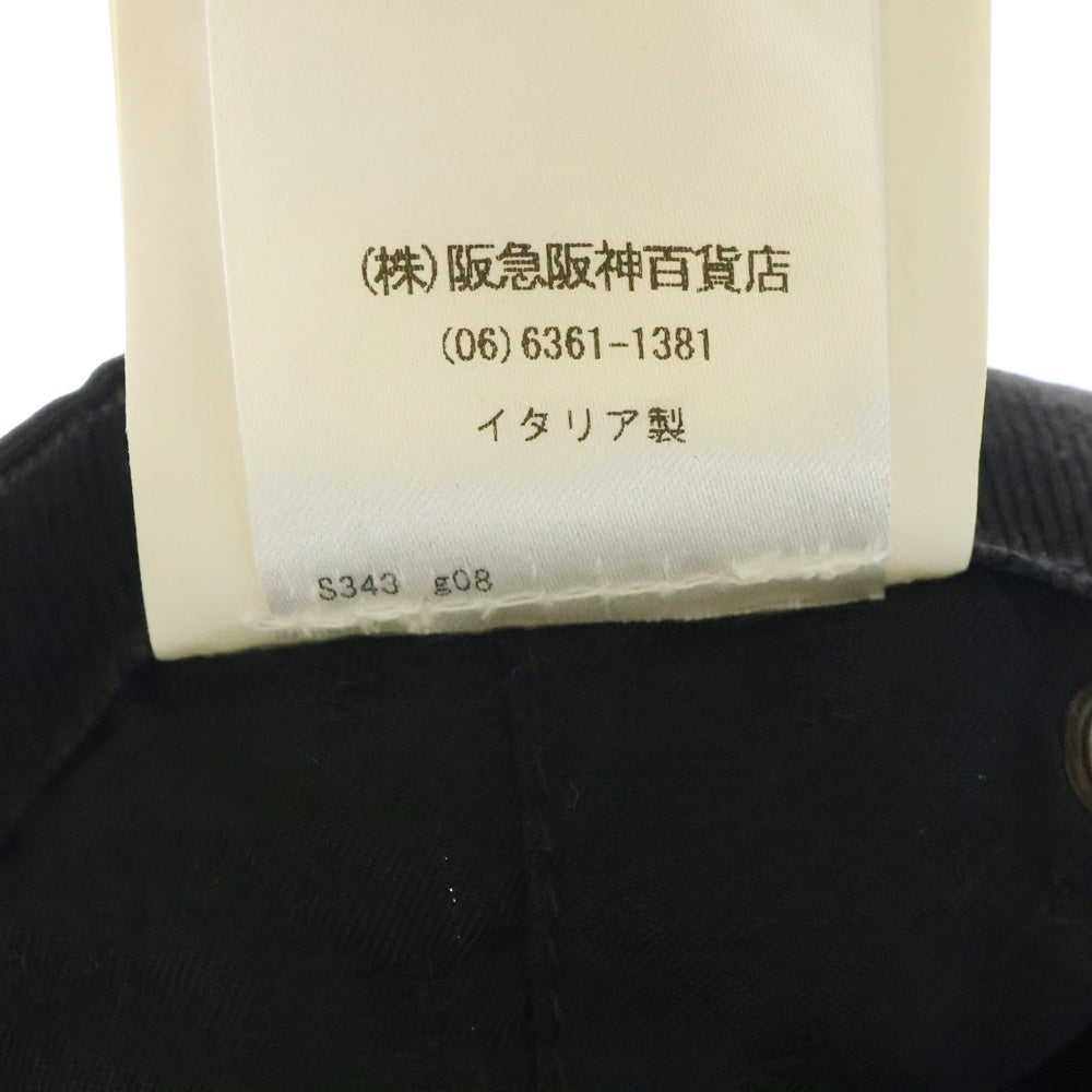 1017 ALYX 9SM(アリクス) バックルデザイン ナイロン 6パネル キャップ ブラック
