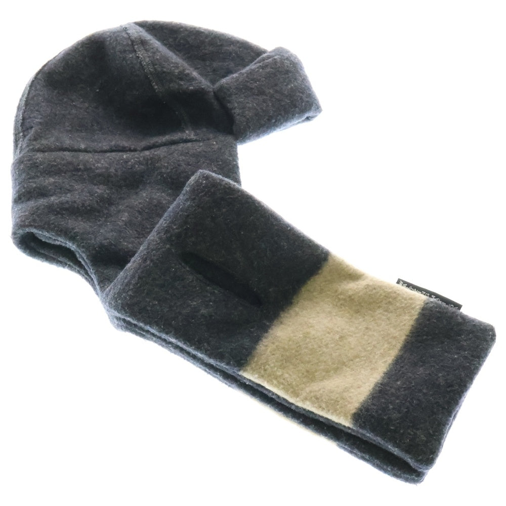 KAPITAL(キャピタル) イヤーフラップマフラー ニット キャップ グレー K2210XH810