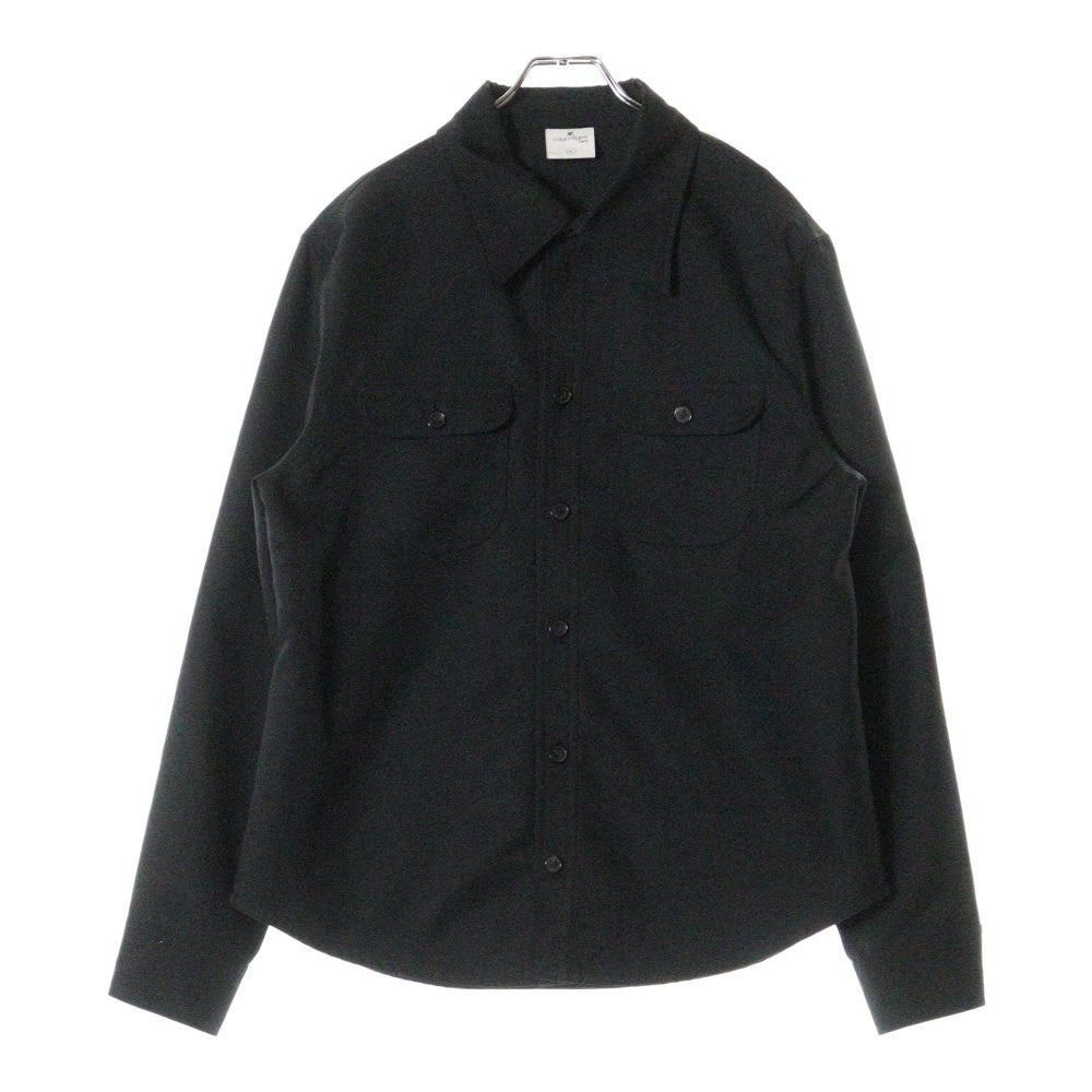 COURREGES(クレージュ) WESTERN LIGHT TWILL SHIRT ウェスタン ライト ツイル 長袖シャツジャケット ブラック CCH015PL0136