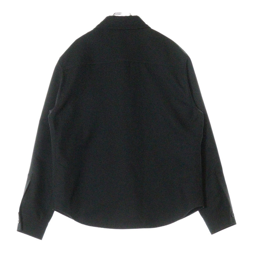 COURREGES(クレージュ) WESTERN LIGHT TWILL SHIRT ウェスタン ライト ツイル 長袖シャツジャケット ブラック CCH015PL0136
