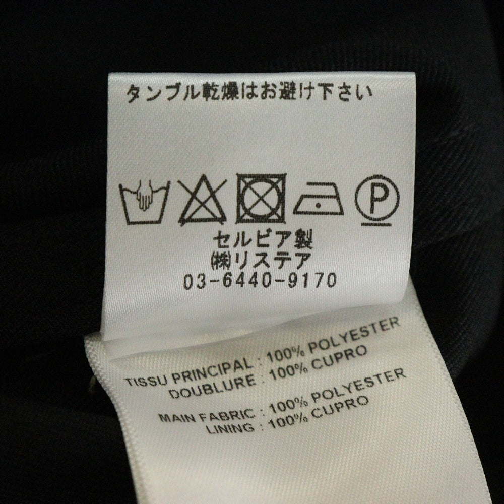 COURREGES(クレージュ) WESTERN LIGHT TWILL SHIRT ウェスタン ライト ツイル 長袖シャツジャケット ブラック CCH015PL0136