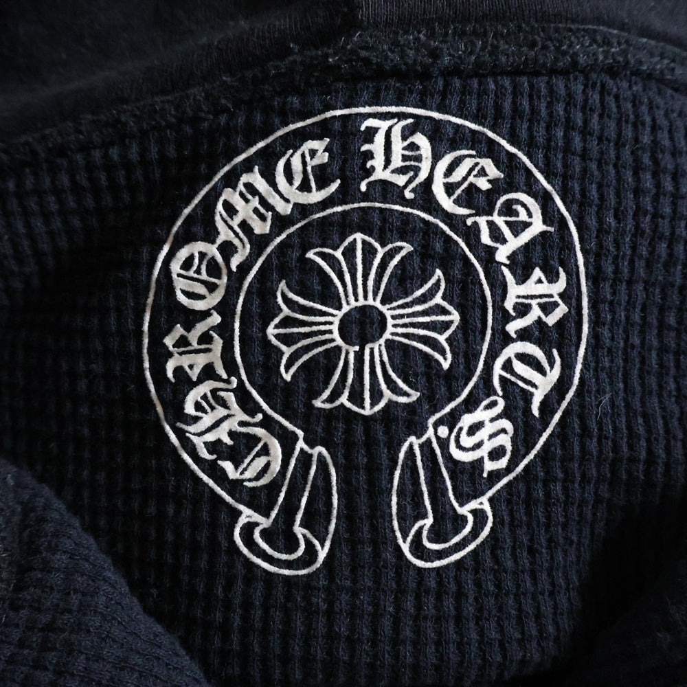 CHROME HEARTS(クロムハーツ) RS Cross S/S RSクロス 両面プリント ジップアップパーカー ブラック