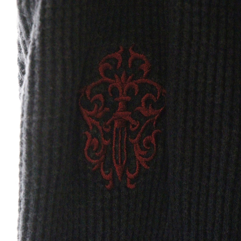 CHROME HEARTS(クロムハーツ) OLD Dagger Thermal L/S Tee ダガーサーマル長袖Tシャツ ブラック