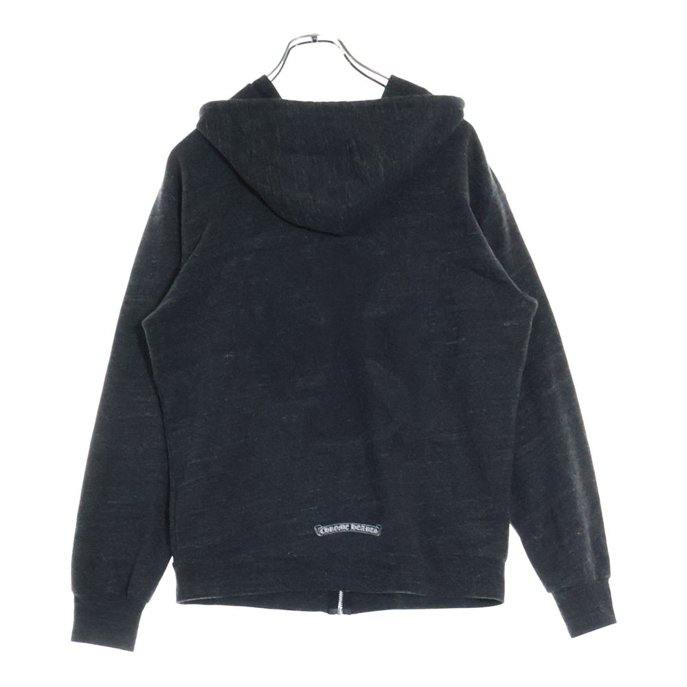 CHROME HEARTS(クロムハーツ) CHクロスプリント ジップアップ パーカー グレー