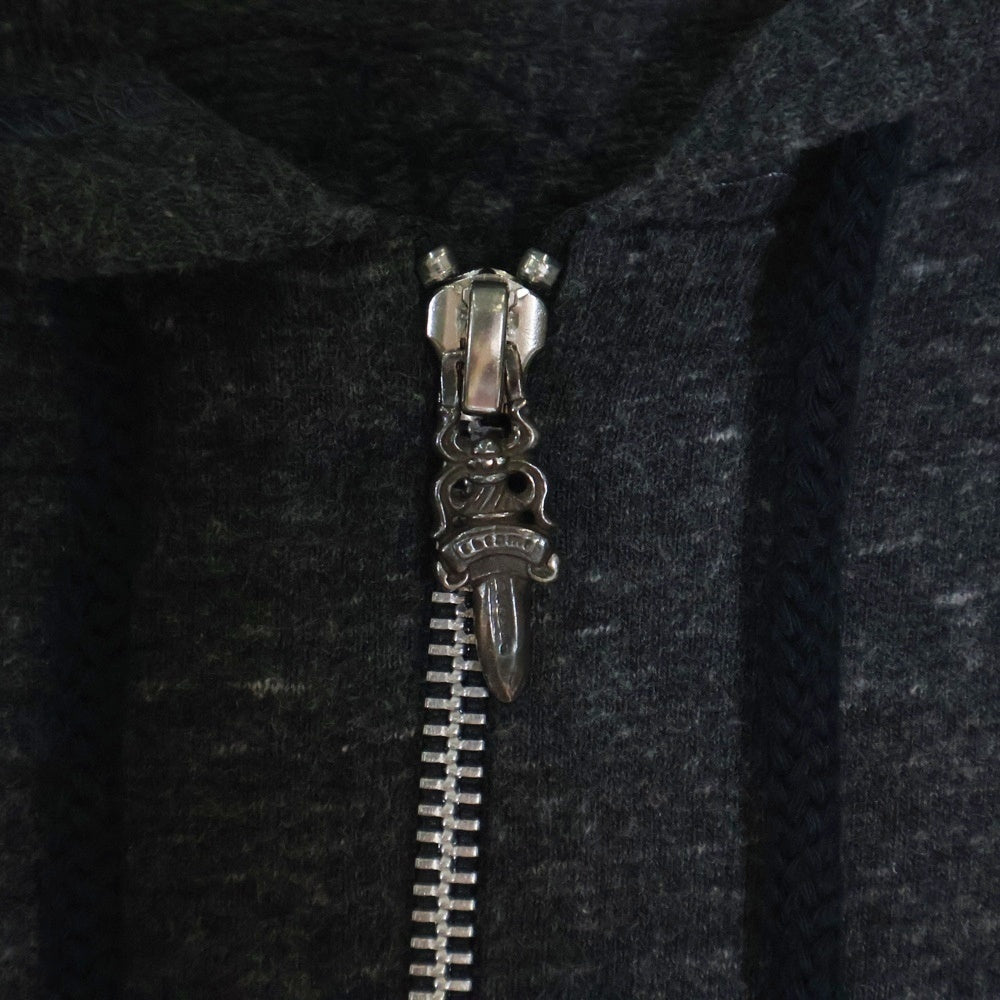 CHROME HEARTS(クロムハーツ) CHクロスプリント ジップアップ パーカー グレー