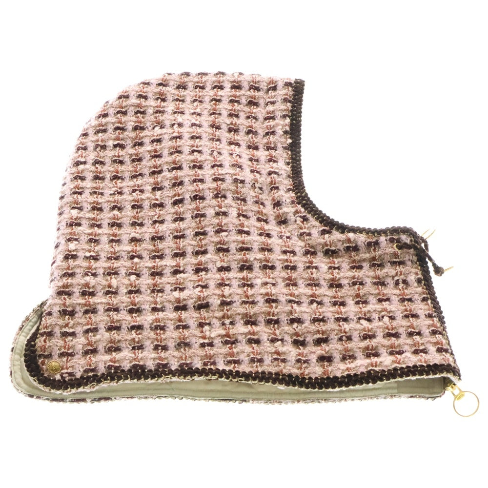 KAPITAL(キャピタル) fancy tweed Balaclava ファンシー ツイード バラクラバ ピンク K2410XH542
