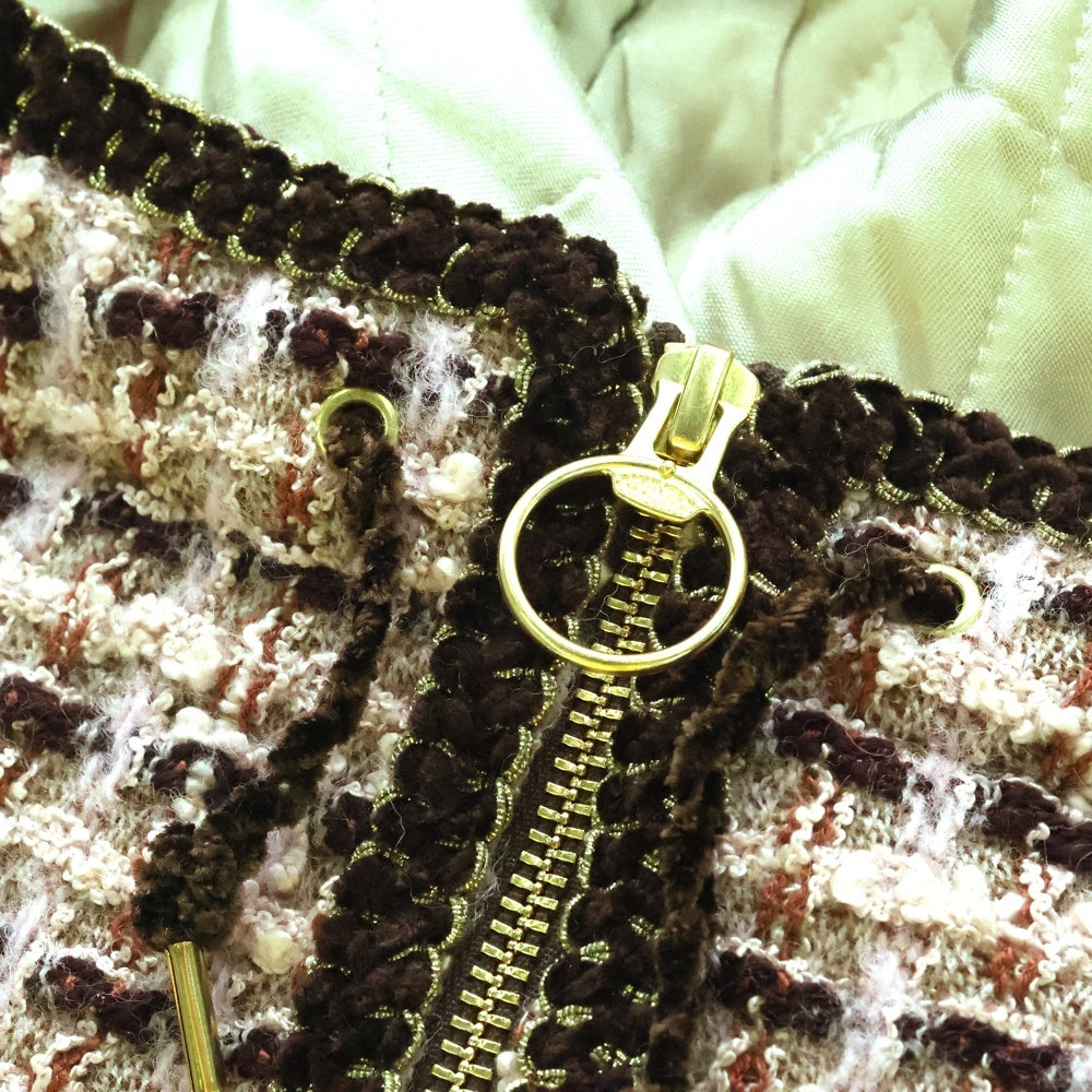 KAPITAL(キャピタル) fancy tweed Balaclava ファンシー ツイード バラクラバ ピンク K2410XH542