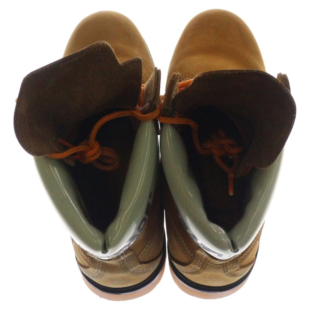 READY MADE(レディメイド) ×Timberland 6 IN PREMIUM BOOT ティンバーランド 6インチ レースアップ ブーツ ブラウン TB 0AA246K 231