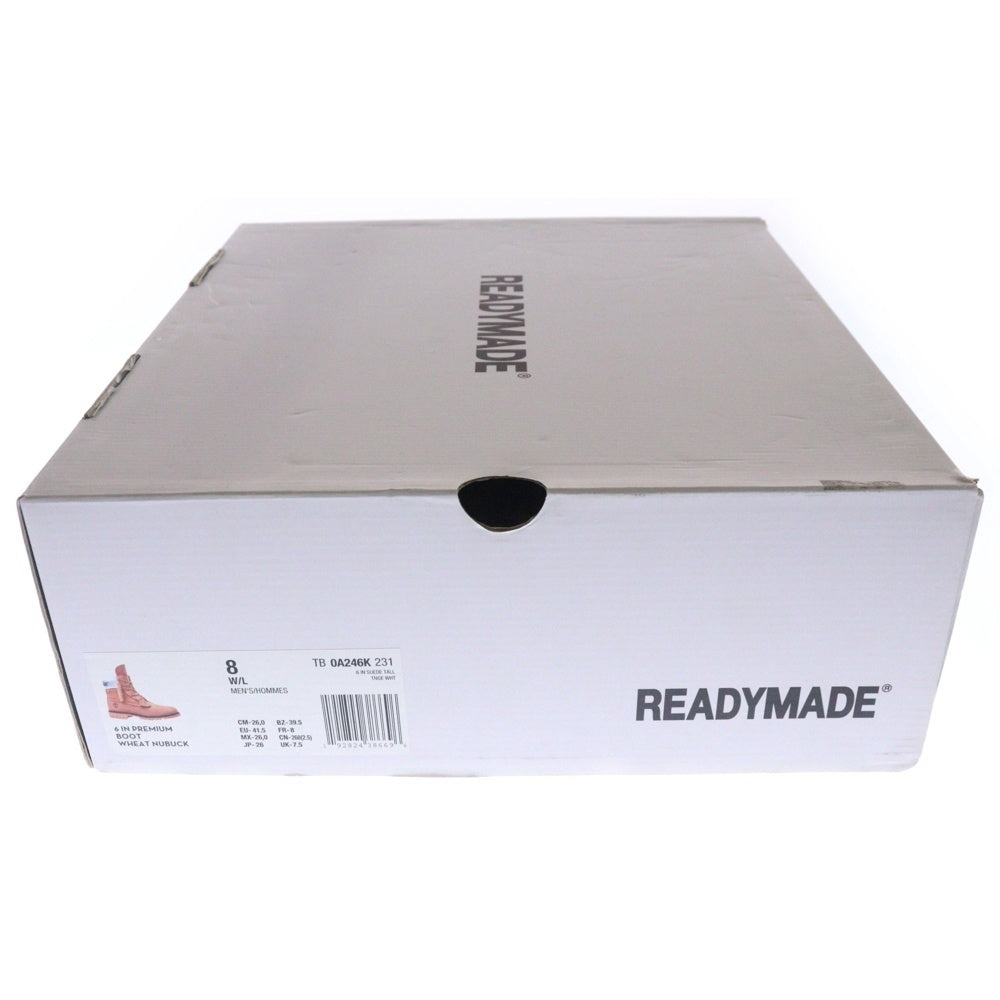 READY MADE(レディメイド) ×Timberland 6 IN PREMIUM BOOT ティンバーランド 6インチ レースアップ ブーツ ブラウン TB 0AA246K 231