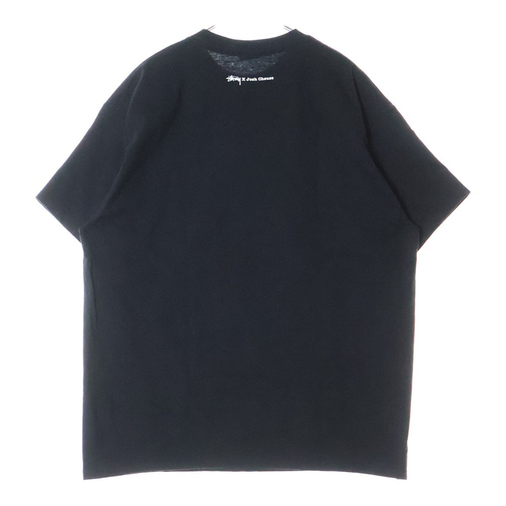 VINTAGE(ヴィンテージ) 00s × JOSH CHEUSE ジョシュ・チューズ フォトプリント 半袖Tシャツ ブラック
