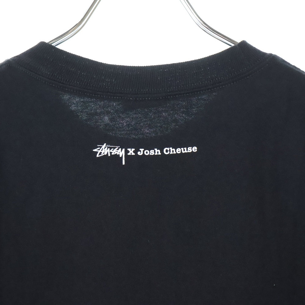 VINTAGE(ヴィンテージ) 00s × JOSH CHEUSE ジョシュ・チューズ フォトプリント 半袖Tシャツ ブラック