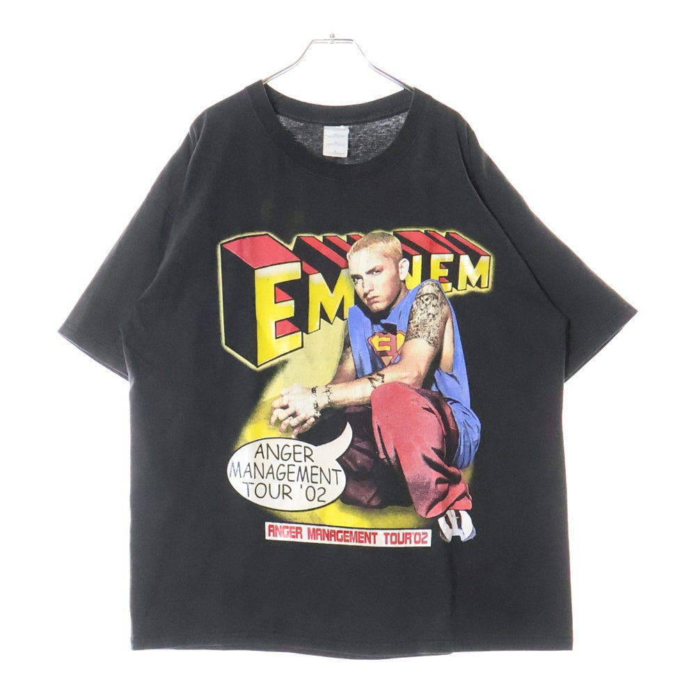 VINTAGE(ヴィンテージ) 00S EMINEM ANGER MANAGERMENT エミネム 両面プリント 半袖Tシャツ ブラック