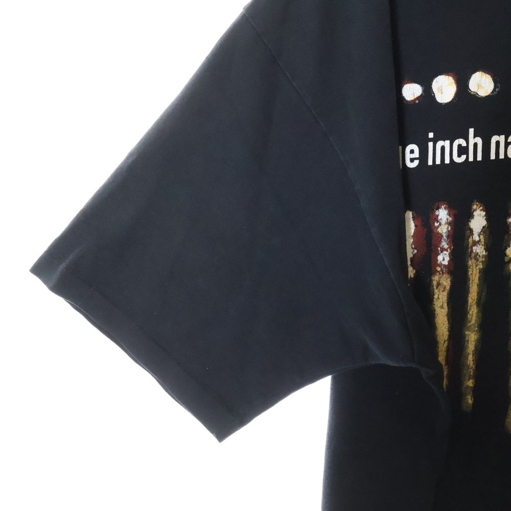 VINTAGE(ヴィンテージ) 90S NINE INCH NAILS THE DOWNWARD SPIRAL TEE ナインインチネイルズ ダウンワードスパイラル 両面プリント半袖Tシャツ カットソー ブラック