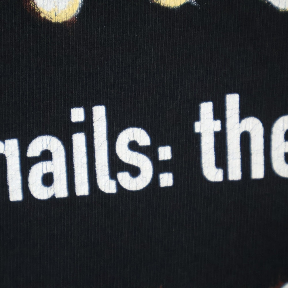 VINTAGE(ヴィンテージ) 90S NINE INCH NAILS THE DOWNWARD SPIRAL TEE ナインインチネイルズ ダウンワードスパイラル 両面プリント半袖Tシャツ カットソー ブラック