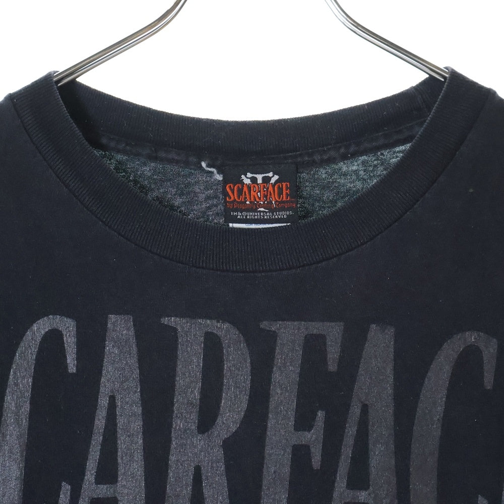 VINTAGE(ヴィンテージ) 00S SCARFACE スカーフェイス プリント 半袖Tシャツ ブラック