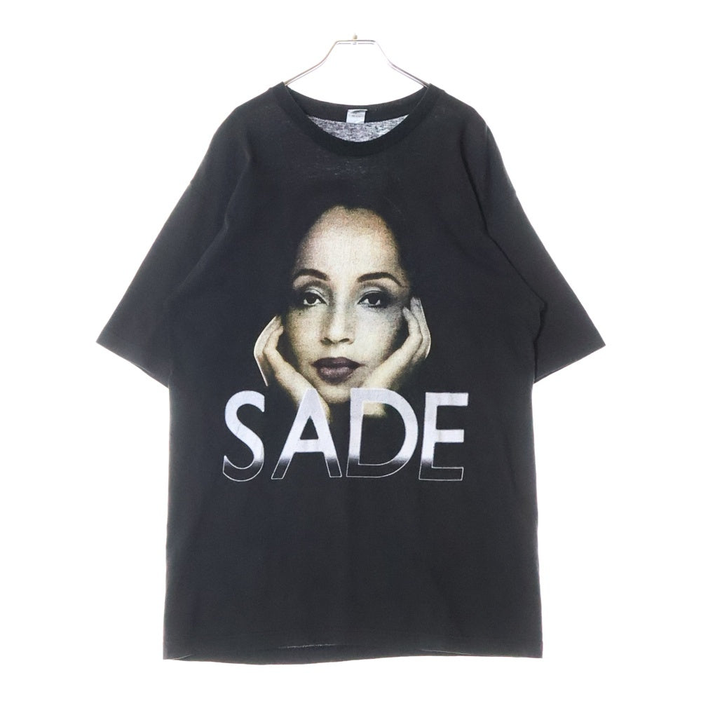 VINTAGE(ヴィンテージ) 00S SADE LOVERS ROCK TOUR FRONT FACE シャーデ フェイスプリント 半袖Tシャツ ブラック