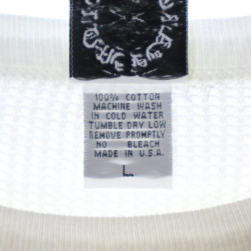 CHROME HEARTS(クロムハーツ) OLD Dagger Thermal L/S Tee オールド ダガーサーマル長袖Tシャツ ホワイト