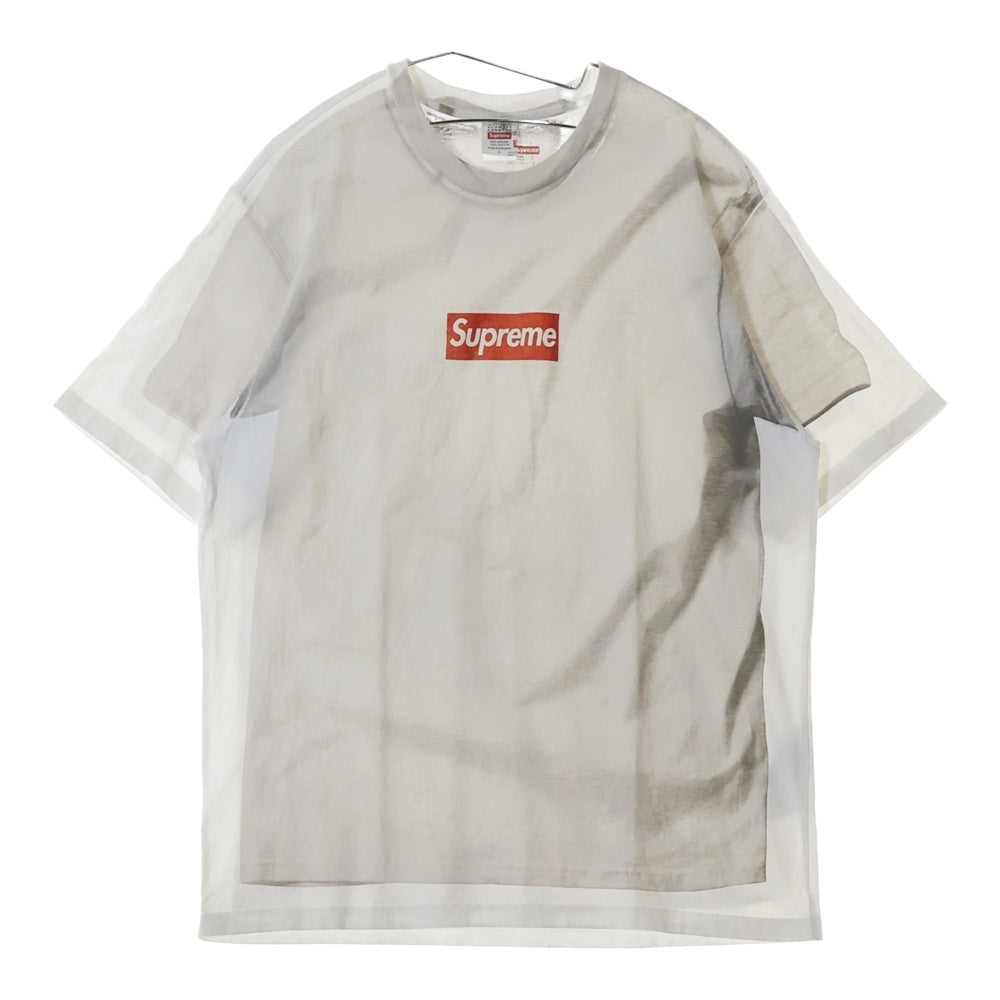SUPREME(シュプリーム) 24SS×MM6 Maison Margiela Box Logo Tee エムエムシックス メゾンマルジェラ ボックスロゴ プリント 半袖Tシャツ カットソー ホワイト