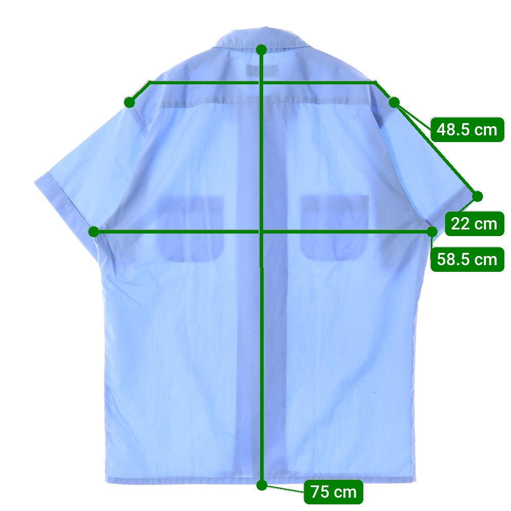 MASSES(マシス) H.S SHIRT S/S 半袖シャツ ライトブルー