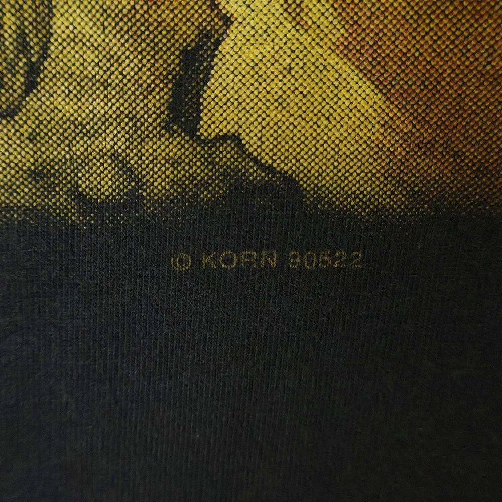 VINTAGE(ヴィンテージ) 00s KORN FOLLOW THE LEADER TEE コーン 両面プリント半袖Tシャツ カットソー ブラック