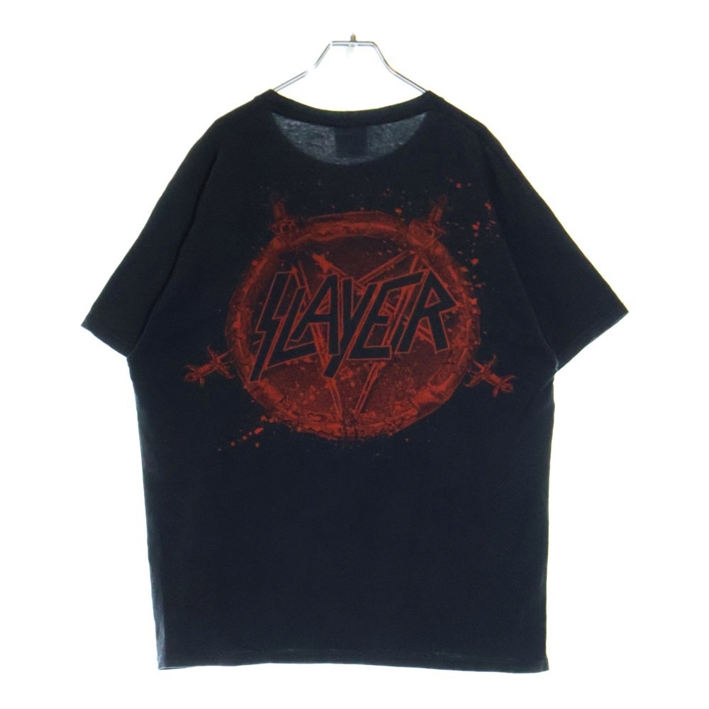 VINTAGE(ヴィンテージ) 00s SLAYER TOUR TEE スレイヤー 両面プリント半袖Tシャツ カットソー ブラック