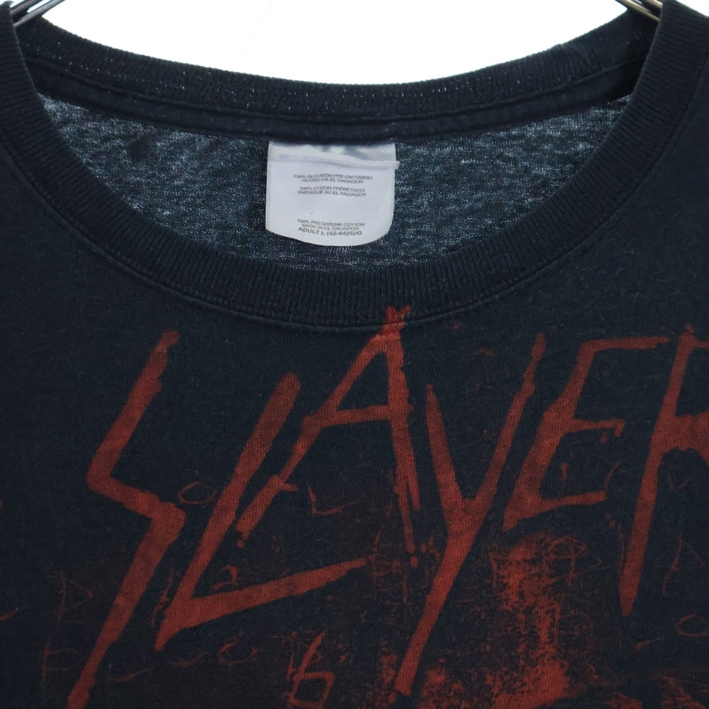 VINTAGE(ヴィンテージ) 00s SLAYER TOUR TEE スレイヤー 両面プリント半袖Tシャツ カットソー ブラック