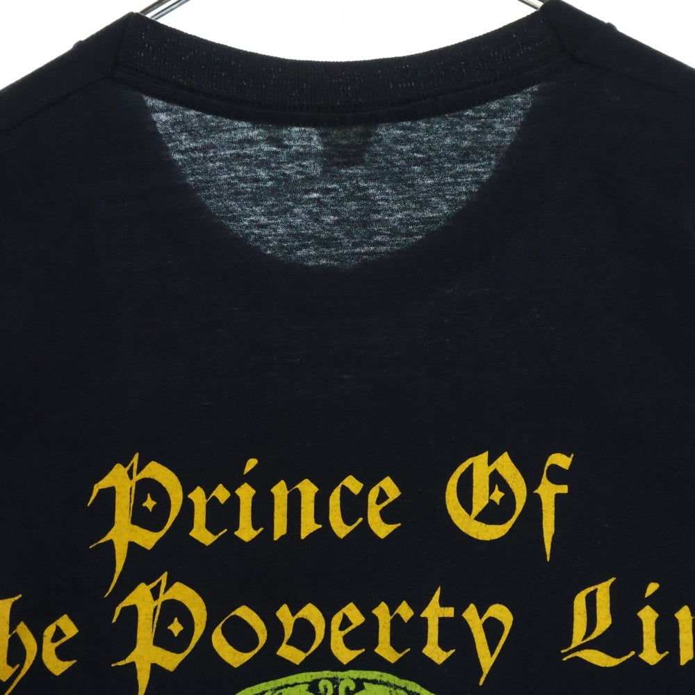 VINTAGE(ヴィンテージ) 90s Prince of the Poverty Line TEE 両面プリント半袖Tシャツ カットソー ブラック