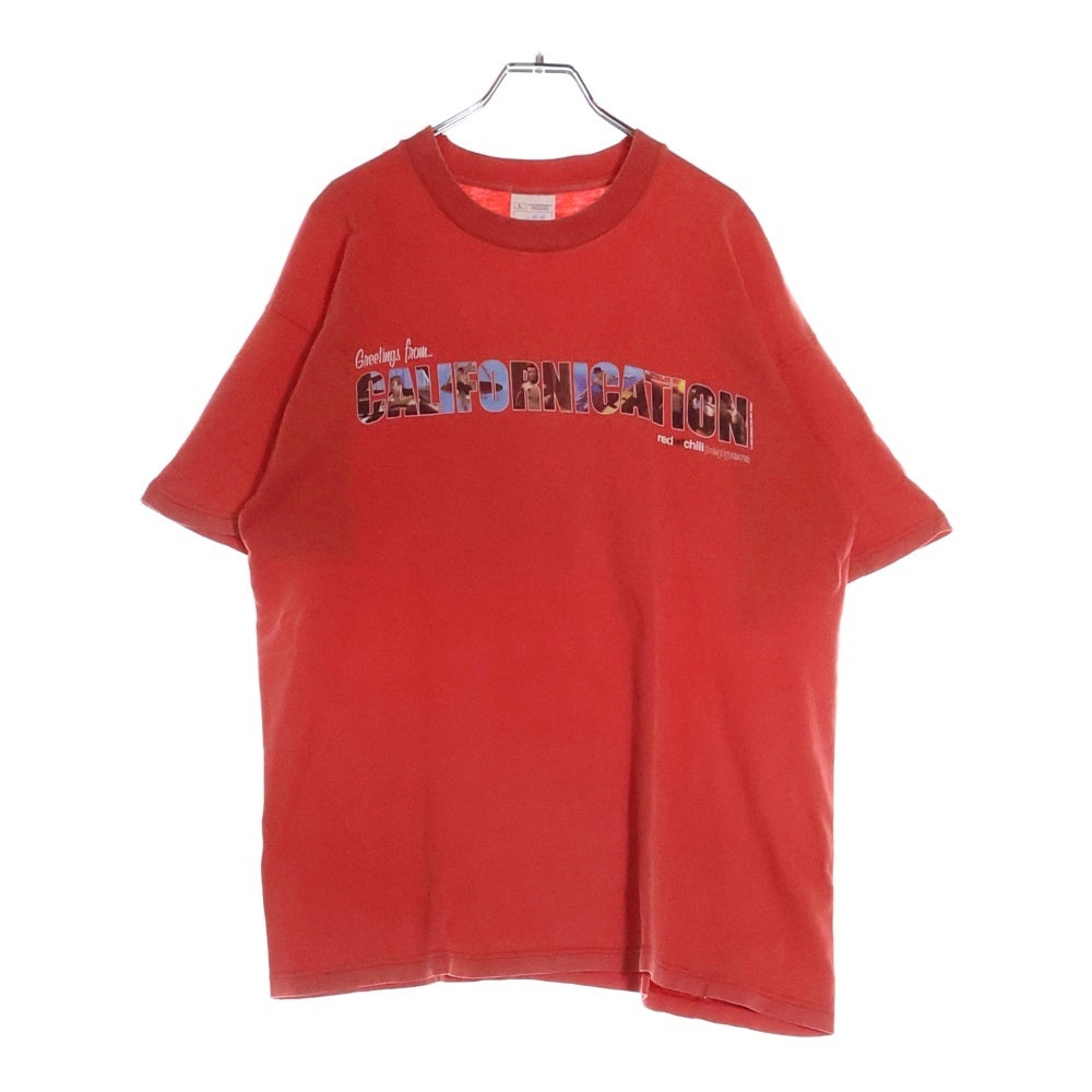 VINTAGE(ヴィンテージ) 90s RED HOT CHILI PEPPERS CALIFORNICATION レッドホットチリペッパーズ プリント半袖Tシャツ カットソー レッド