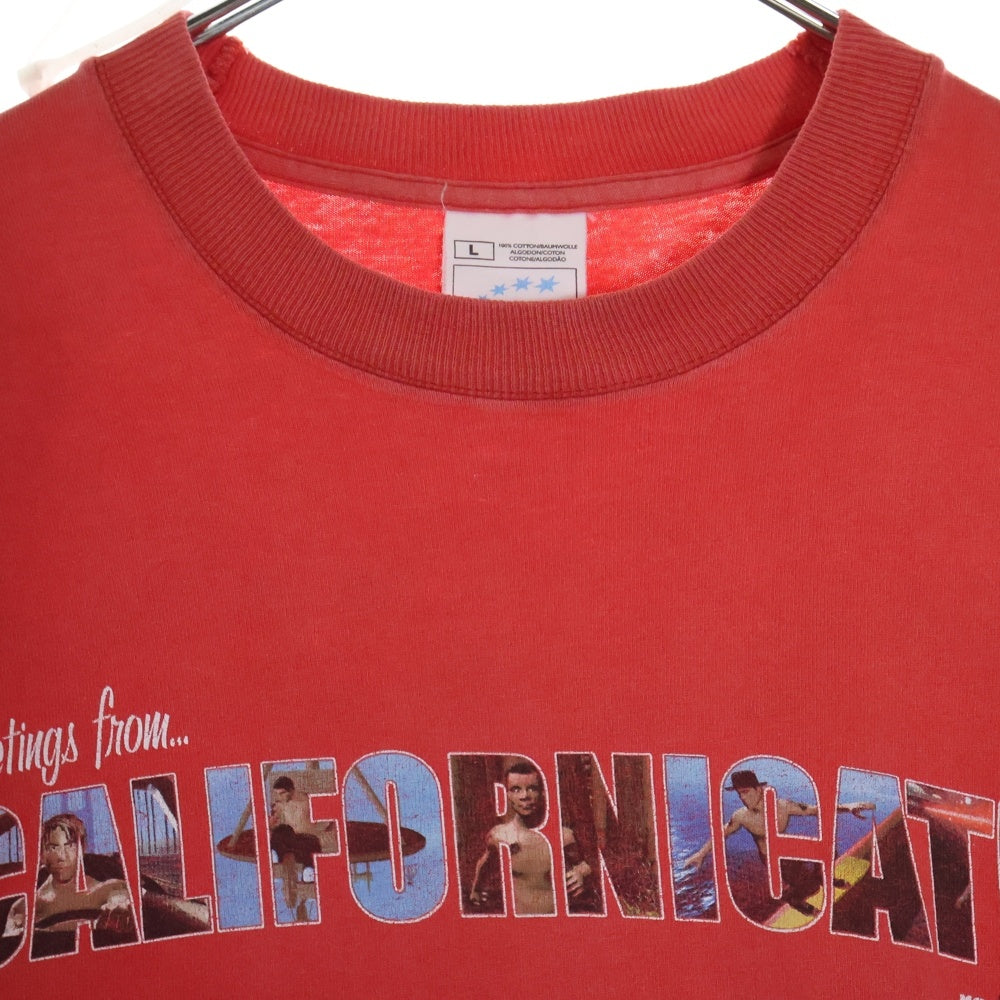 VINTAGE(ヴィンテージ) 90s RED HOT CHILI PEPPERS CALIFORNICATION レッドホットチリペッパーズ プリント半袖Tシャツ カットソー レッド