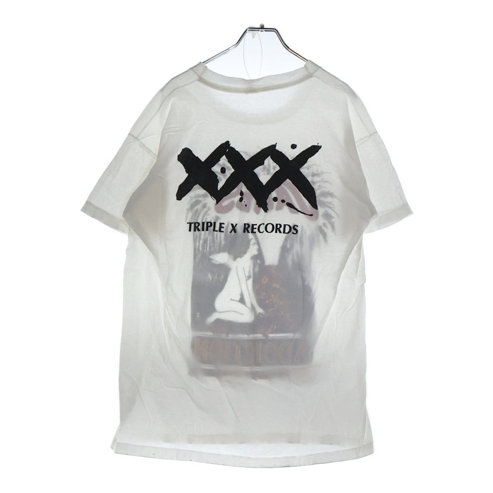 VINTAGE(ヴィンテージ) 80S JANES ADDICTION TRIPLE X RECORDS ジェーンズアディクション 両面プリント 半袖Tシャツ ホワイト