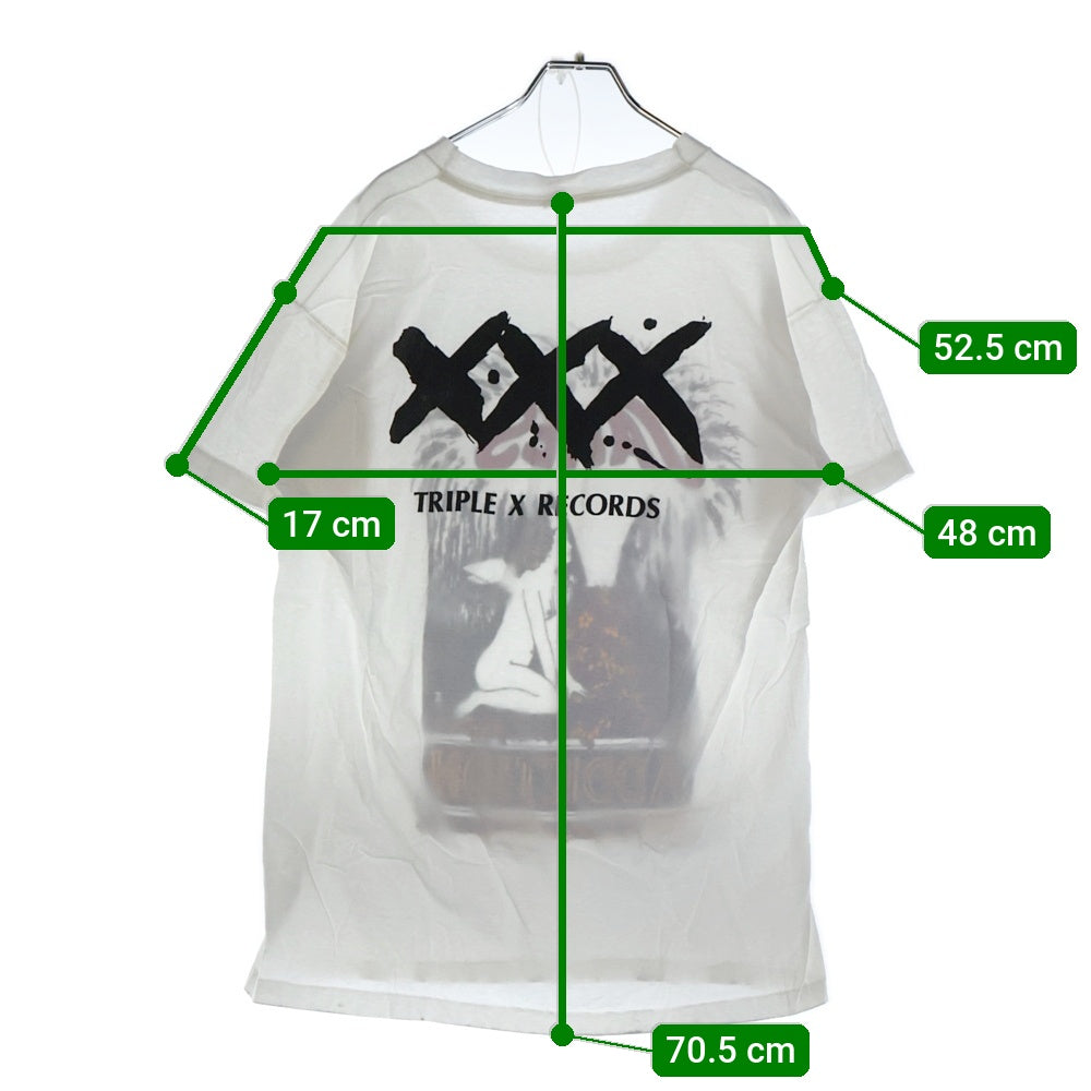 VINTAGE(ヴィンテージ) 80S JANES ADDICTION TRIPLE X RECORDS ジェーンズアディクション 両面プリント 半袖Tシャツ ホワイト