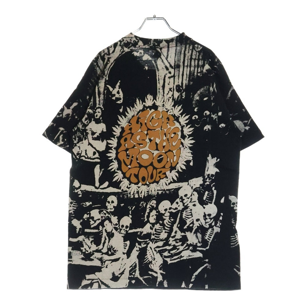VINTAGE(ヴィンテージ) 80S THE BLACK CROWES HIGH ASTHE MOON 両面プリント 半袖Tシャツ ブラック