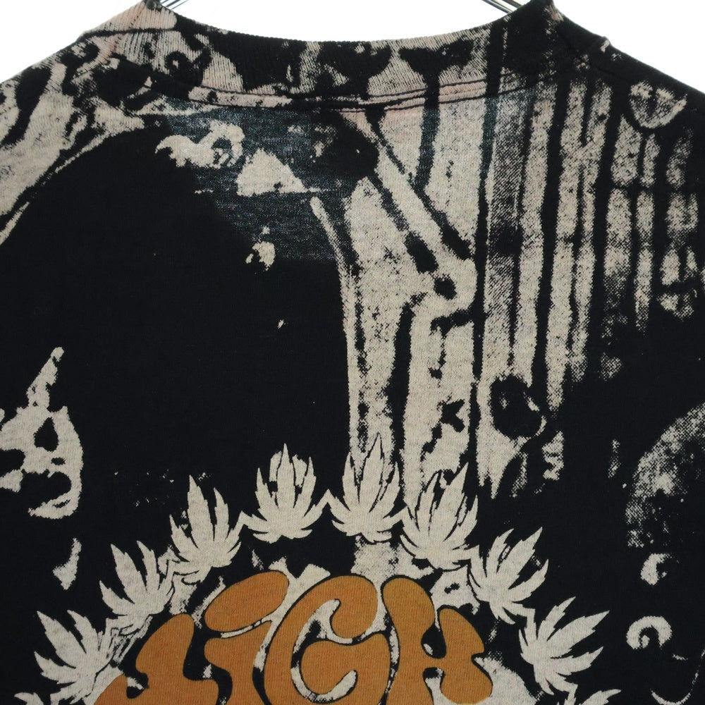 VINTAGE(ヴィンテージ) 80S THE BLACK CROWES HIGH ASTHE MOON 両面プリント 半袖Tシャツ ブラック