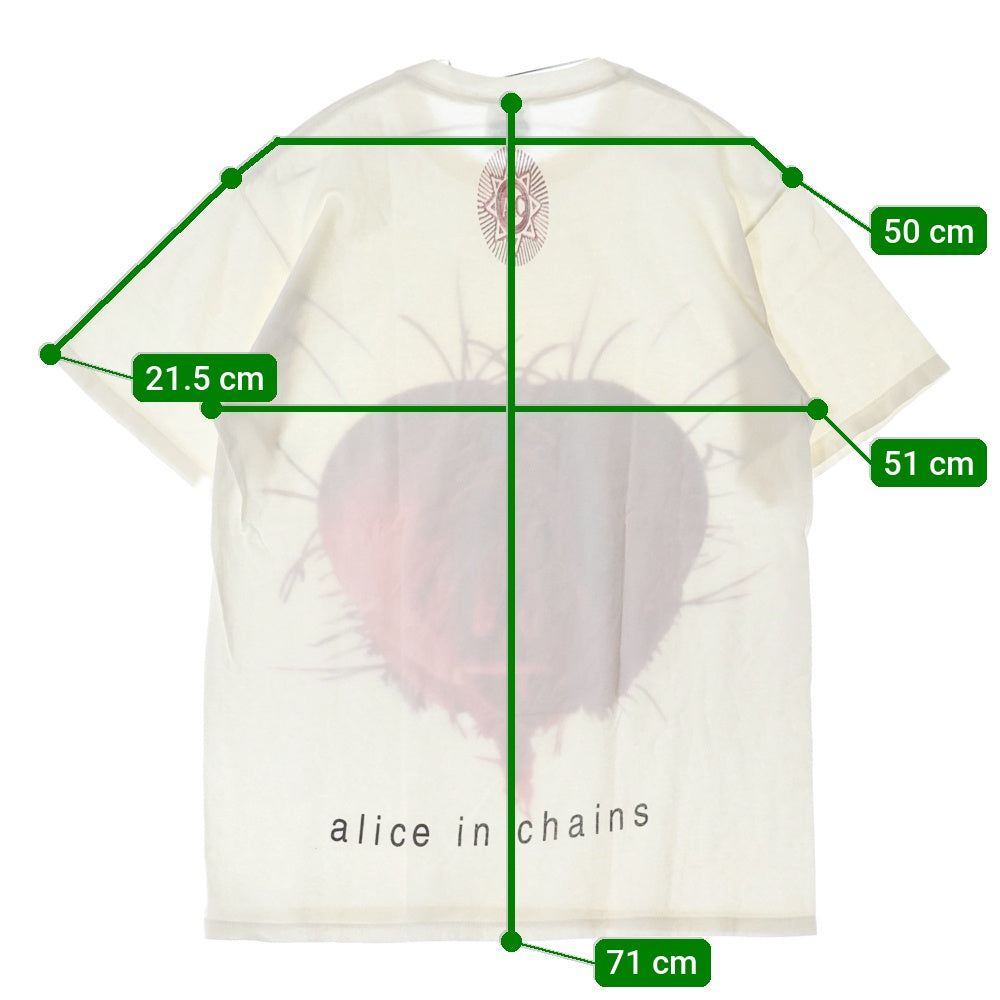 VINTAGE(ヴィンテージ) 90s ALICE IN CHAINS 94 JAR OF FLIES TEE アリス・イン・チェインズ バンド 両面プリント半袖Tシャツ カットソー ホワイト