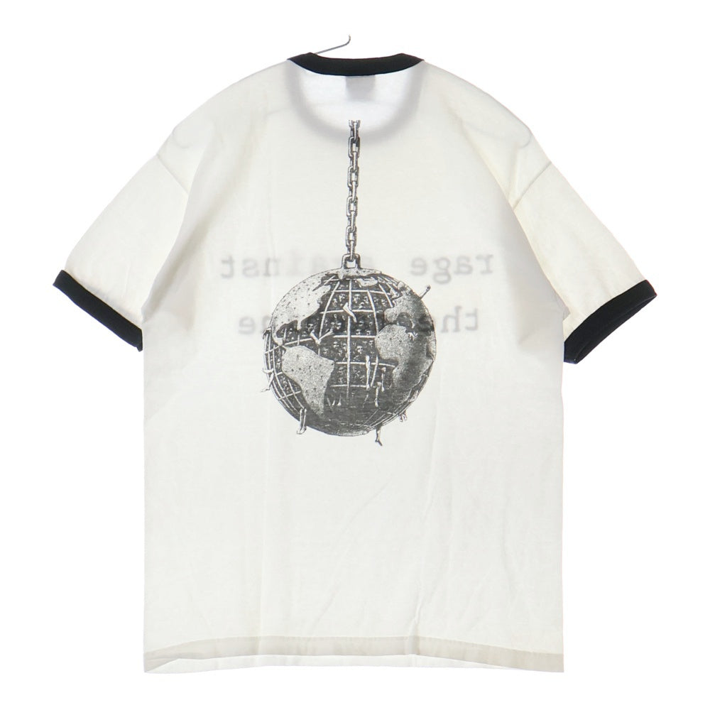 VINTAGE(ヴィンテージ) 90S RAGE AGAINST THE MACHINE WRECKING BALL レイジアゲインストザマシーン 両面プリント 半袖Tシャツ ホワイト