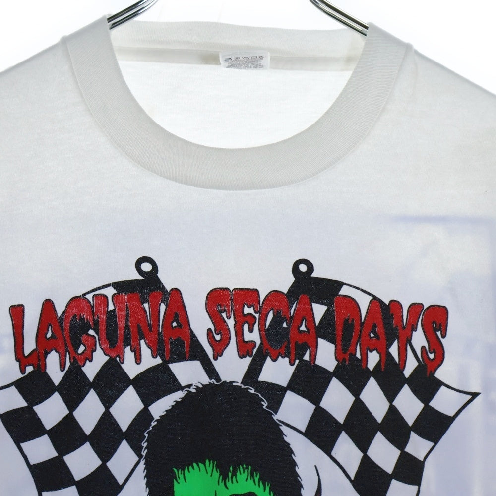 VINTAGE(ヴィンテージ) 90S LAGUNA SECA DAYS 両面プリント 半袖Tシャツ ホワイト