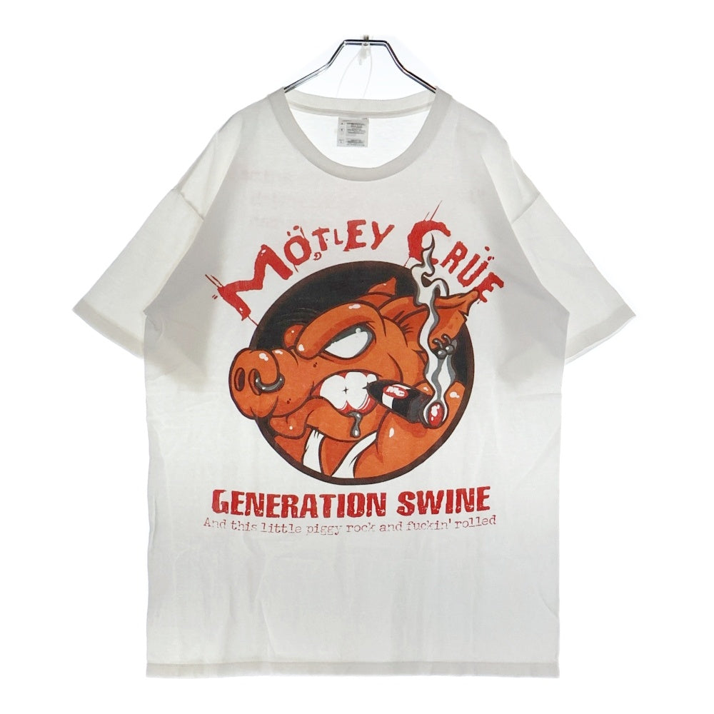VINTAGE(ヴィンテージ) 90S MOTLEY CRUE 両面プリント 半袖Tシャツ ホワイト