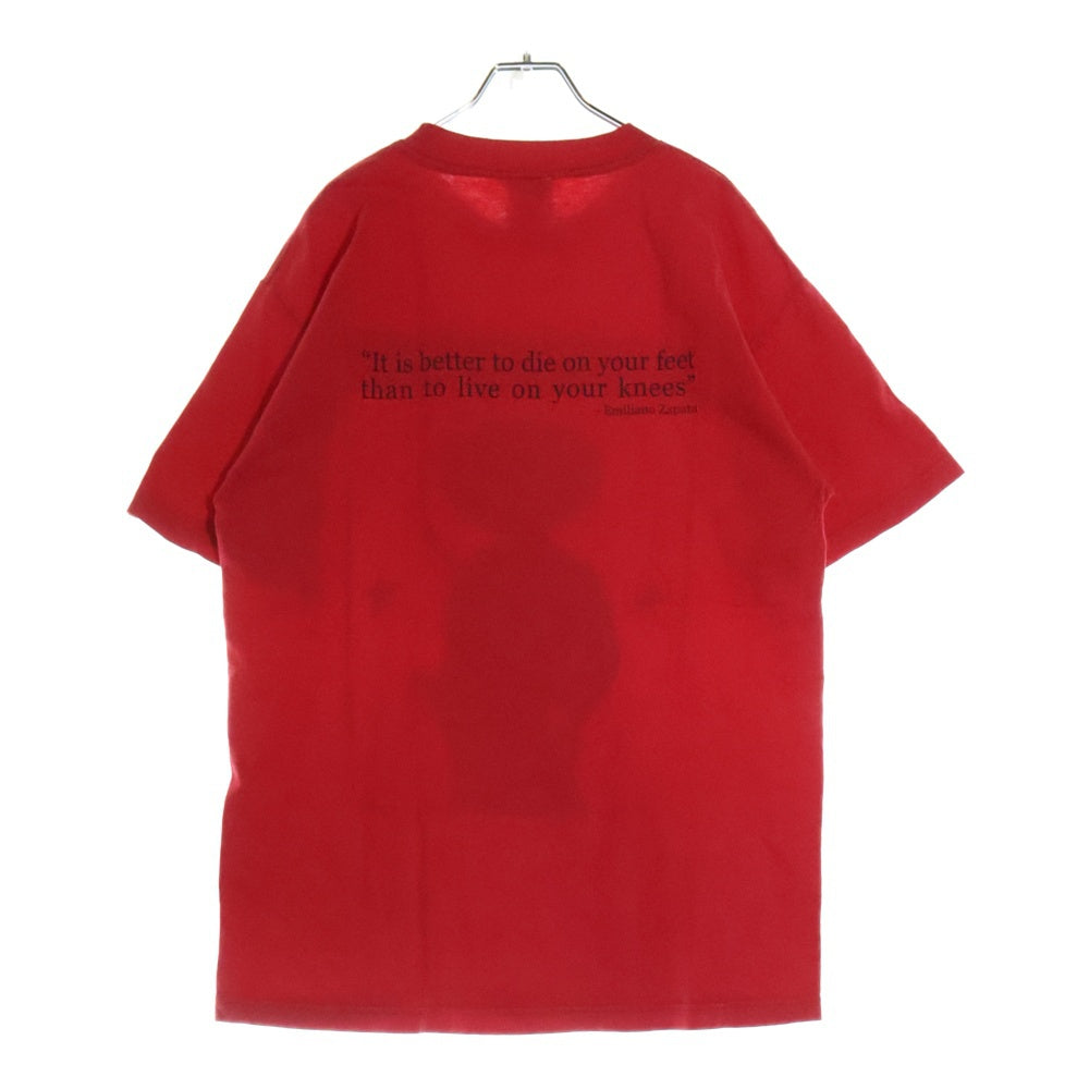 VINTAGE(ヴィンテージ) 90S RAGE AGAINST THE MACHINE ZAPATA レイジアゲインストザマシーン 両面プリント 半袖Tシャツ レッド