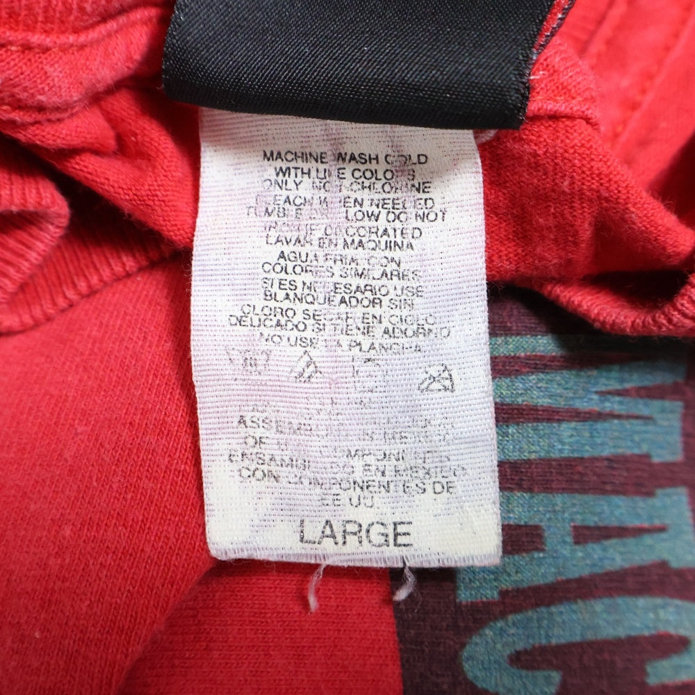 VINTAGE(ヴィンテージ) 90S RAGE AGAINST THE MACHINE ZAPATA レイジアゲインストザマシーン 両面プリント 半袖Tシャツ レッド