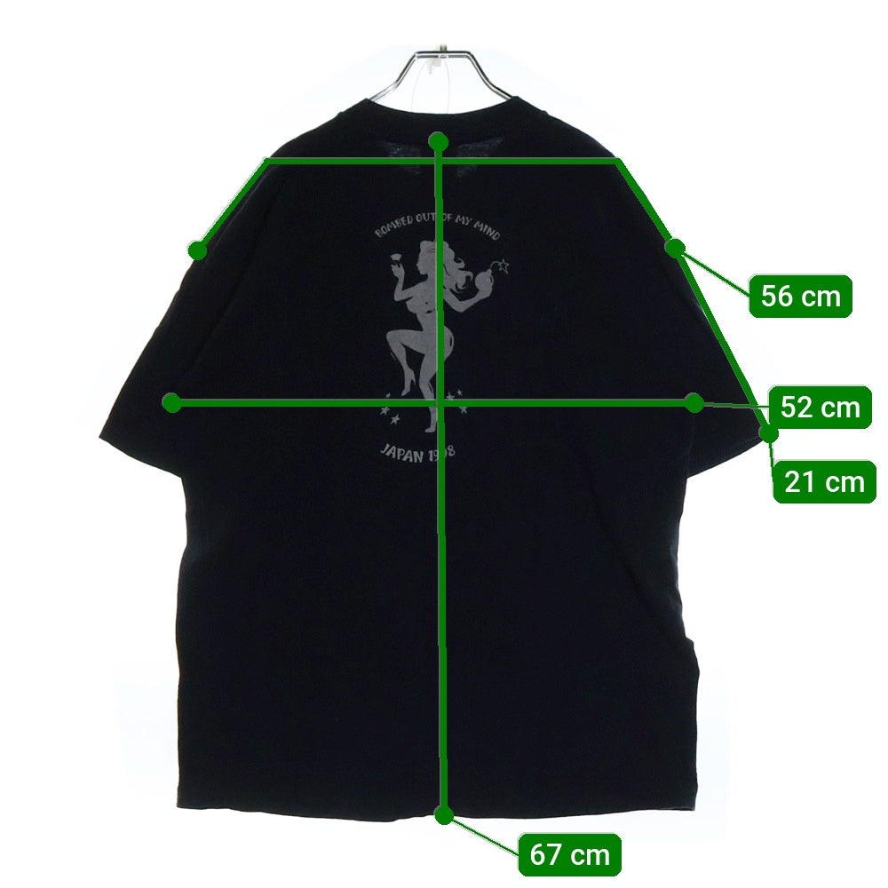VINTAGE(ヴィンテージ) 90S BACKYARD BABIES 両面プリント 半袖Tシャツ ブラック