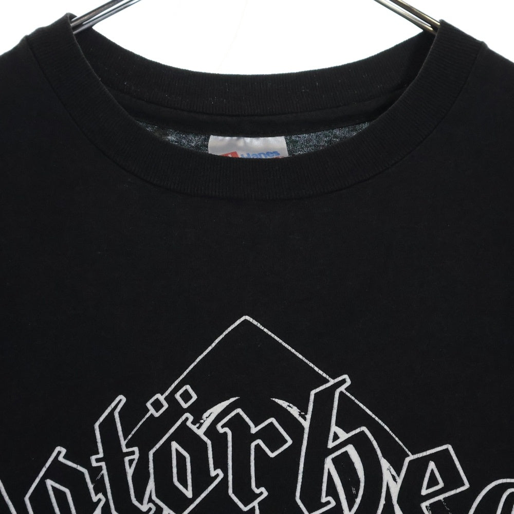 VINTAGE(ヴィンテージ) 90S MOTOR HEAD モーターヘッド 両面プリント 半袖Tシャツ ブラック