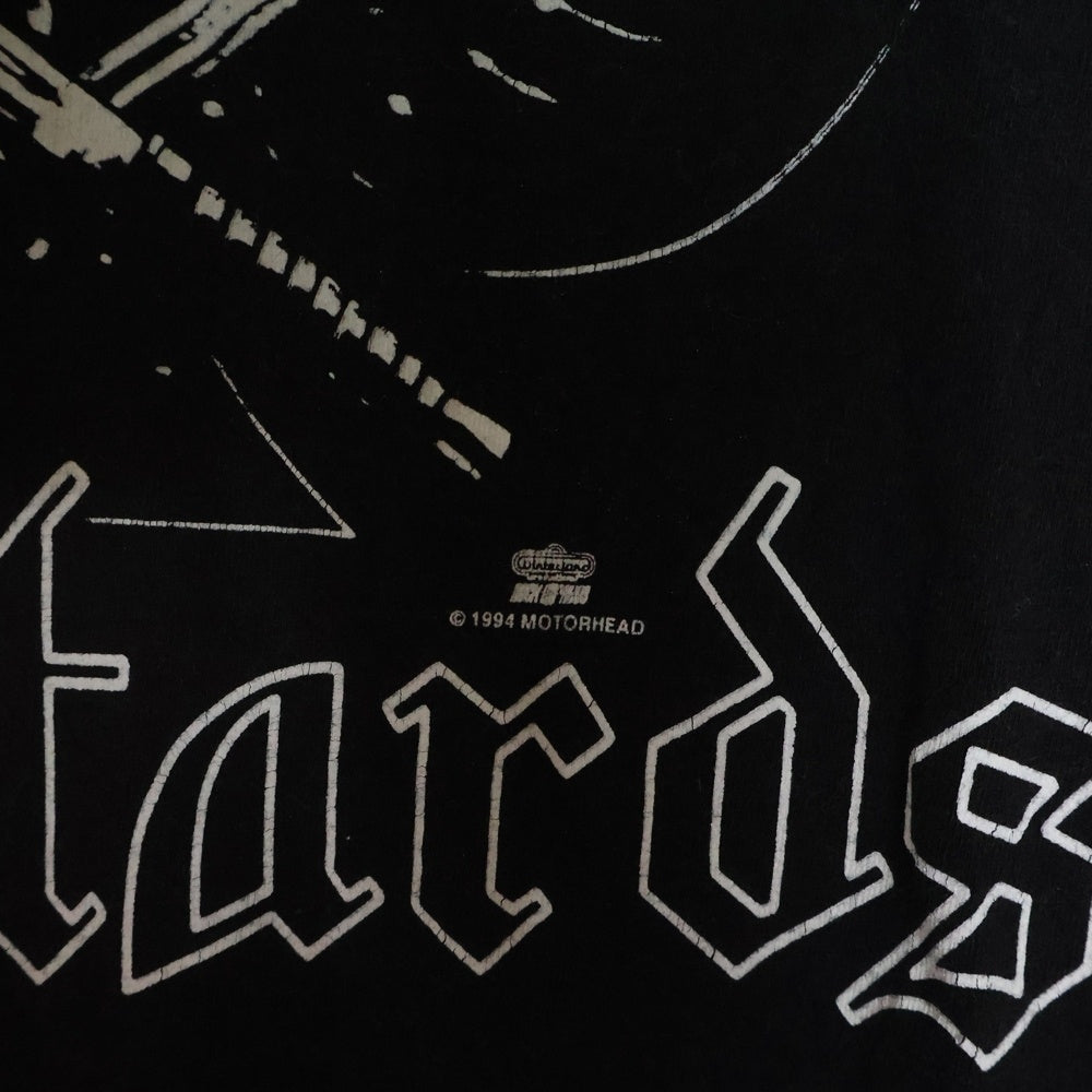 VINTAGE(ヴィンテージ) 90S MOTOR HEAD モーターヘッド 両面プリント 半袖Tシャツ ブラック