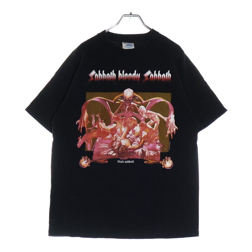 VINTAGE(ヴィンテージ) 90S Black Sabbath Sabbath Bloody Sabbath ブラックサバス 両面プリント 半袖Tシャツ ブラック