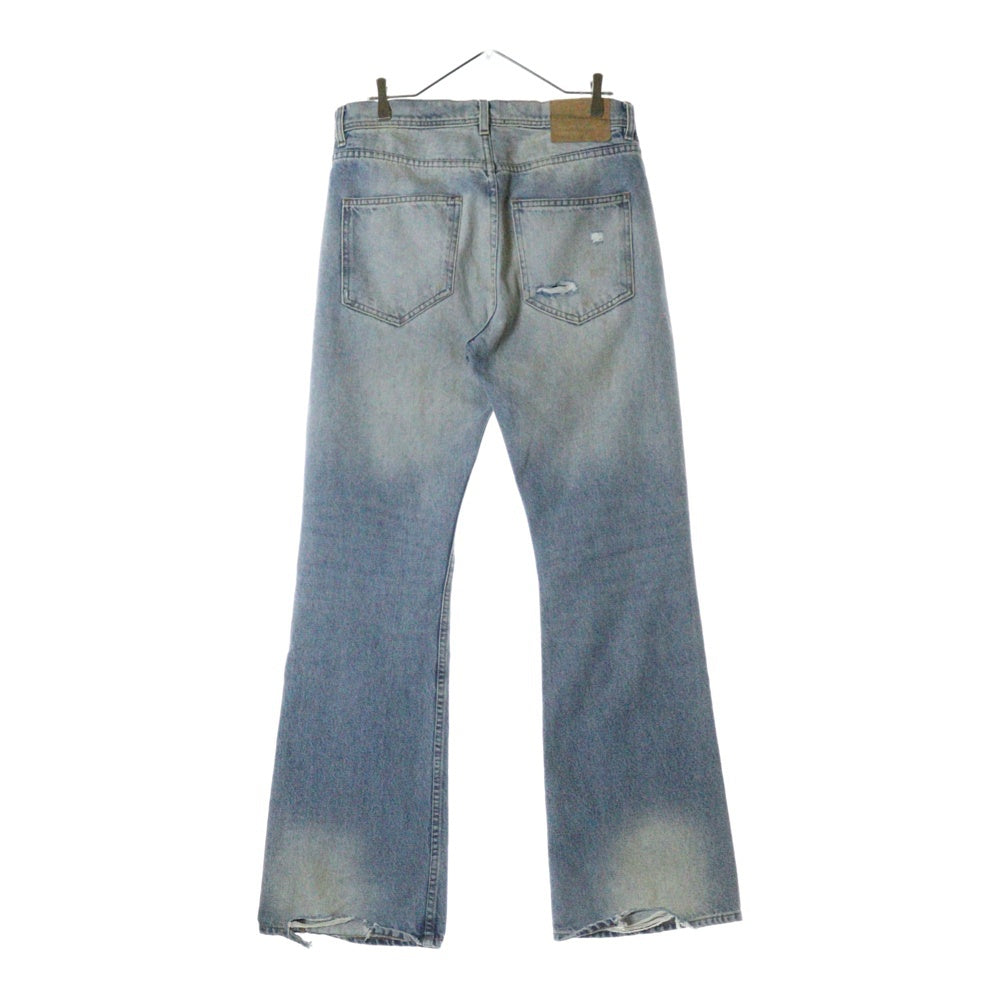 ENFANTS RICHES DEPRIMES(アンファンリッチデプリメ) WIDER FLARE LEG ワイドフレア ダメージ加工 デニムパンツ インディゴ