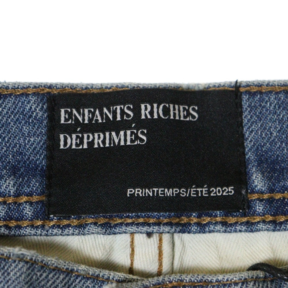 ENFANTS RICHES DEPRIMES(アンファンリッチデプリメ) WIDER FLARE LEG ワイドフレア ダメージ加工 デニムパンツ インディゴ