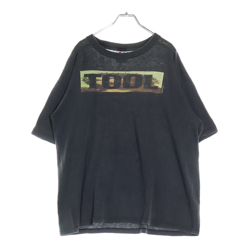 VINTAGE(ヴィンテージ) 90S TOOL All Indians No Chiefs トゥール 両面プリント 半袖Tシャツ ブラック
